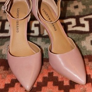 Lucky Brand Tukko d'Orsay Ankle Strap Pump